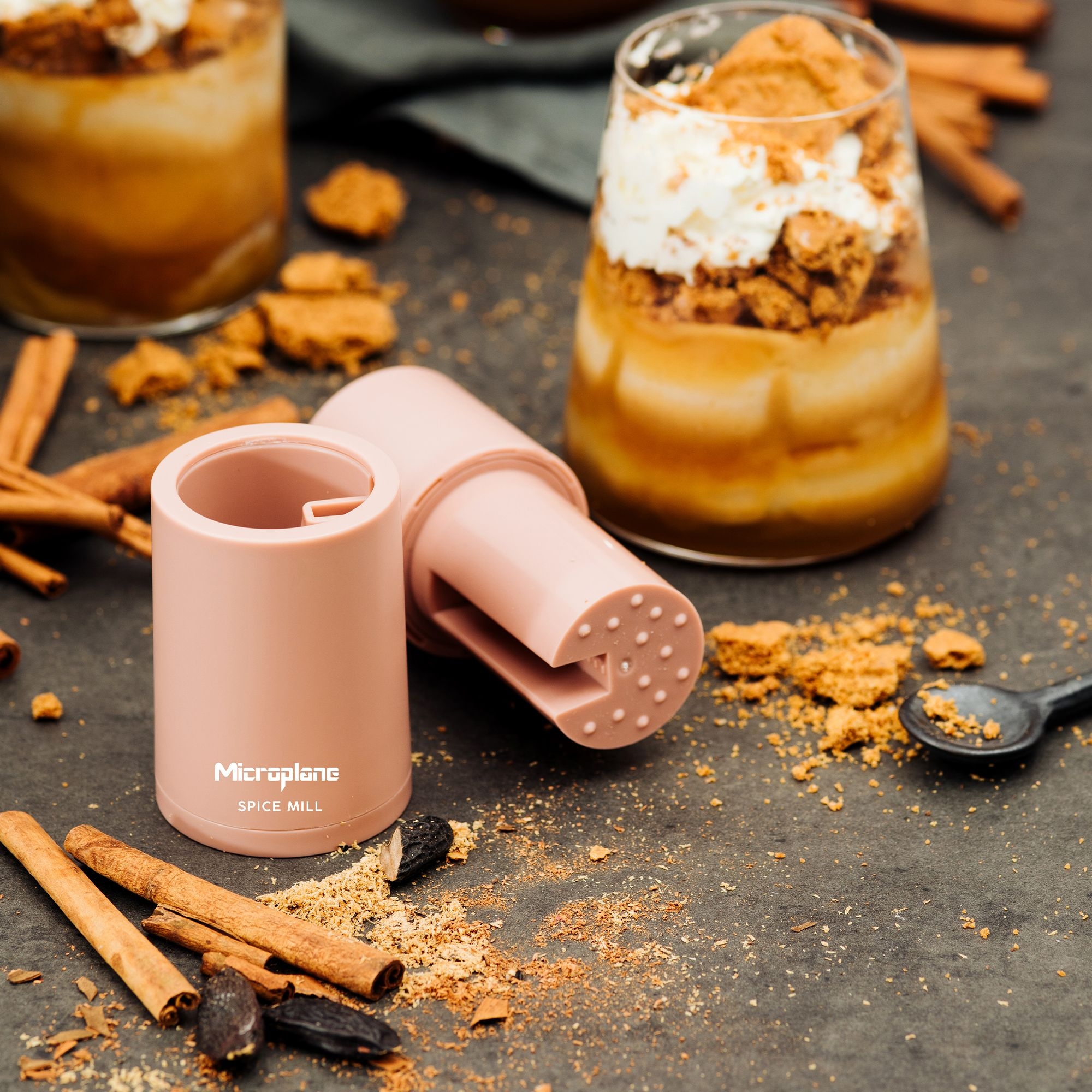 Microplane - Muskatmühle 2in1 - Dusty Rose