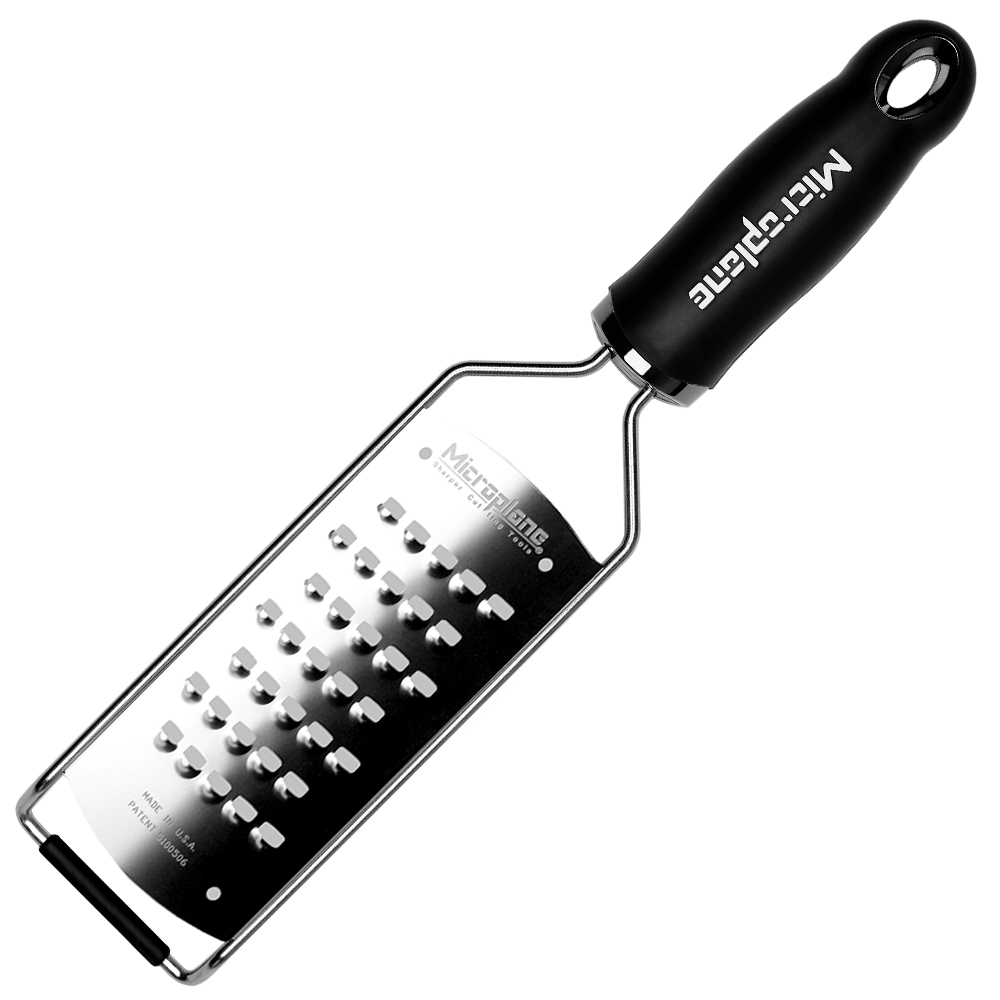Microplane - Extra Coarse Grater - Black - Gourmet Series Microplane - Extra Coarse Grater - Black - Gourmet Series