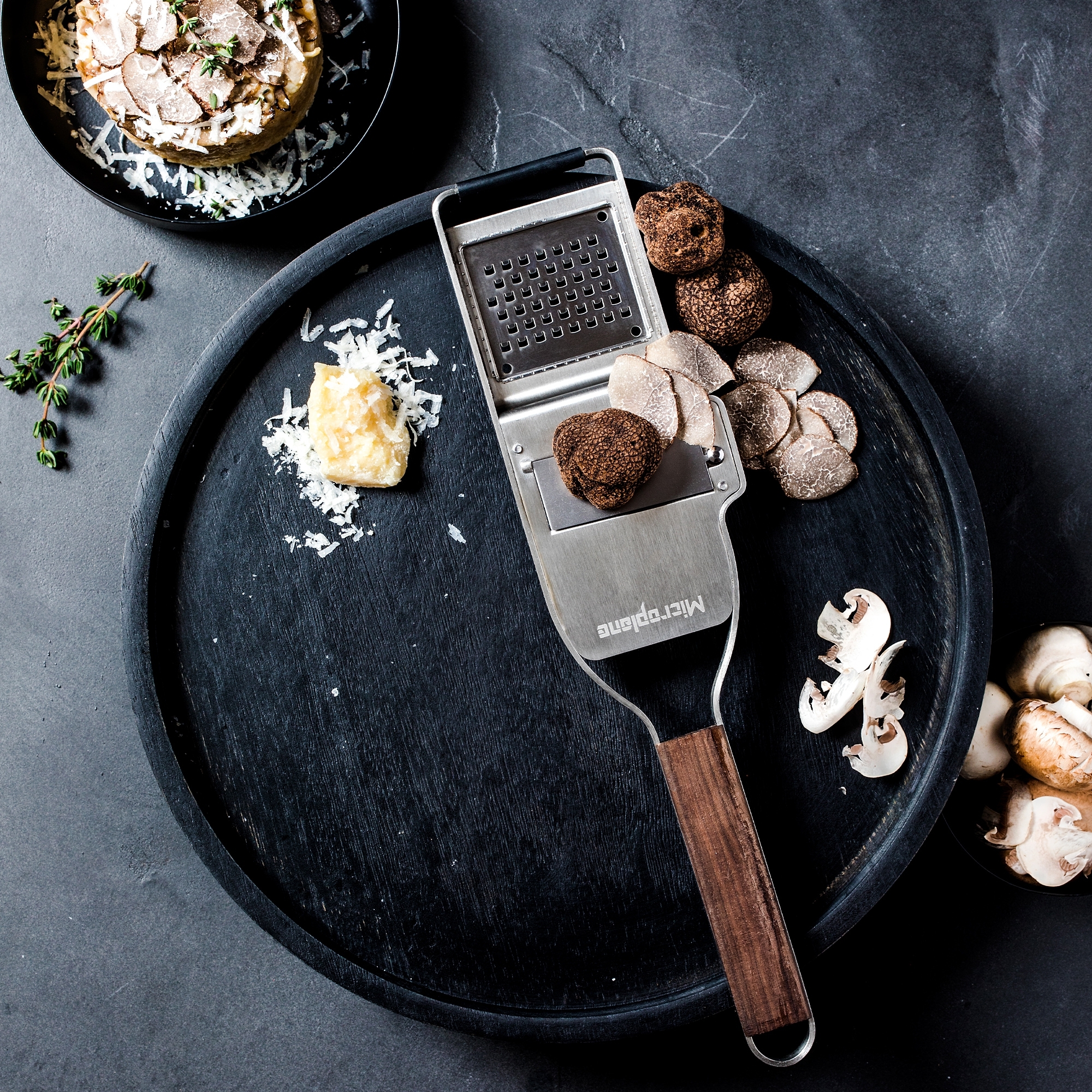 Microplane - Truffle Tool 2in1 Slicer & Grater - Master Series Microplane - Truffle Tool 2in1 Slicer & Grater - Master Series