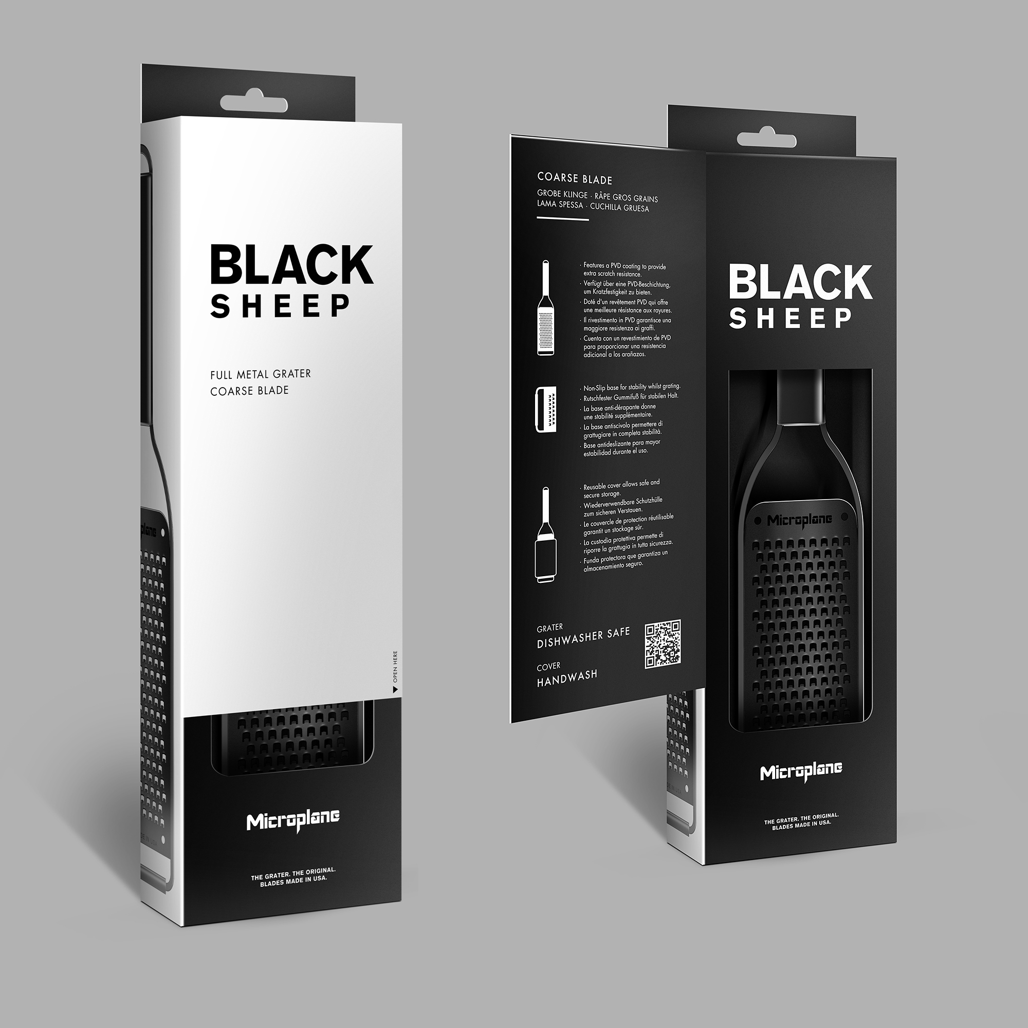 Microplane - Sehr Grob - Black Sheep Serie
