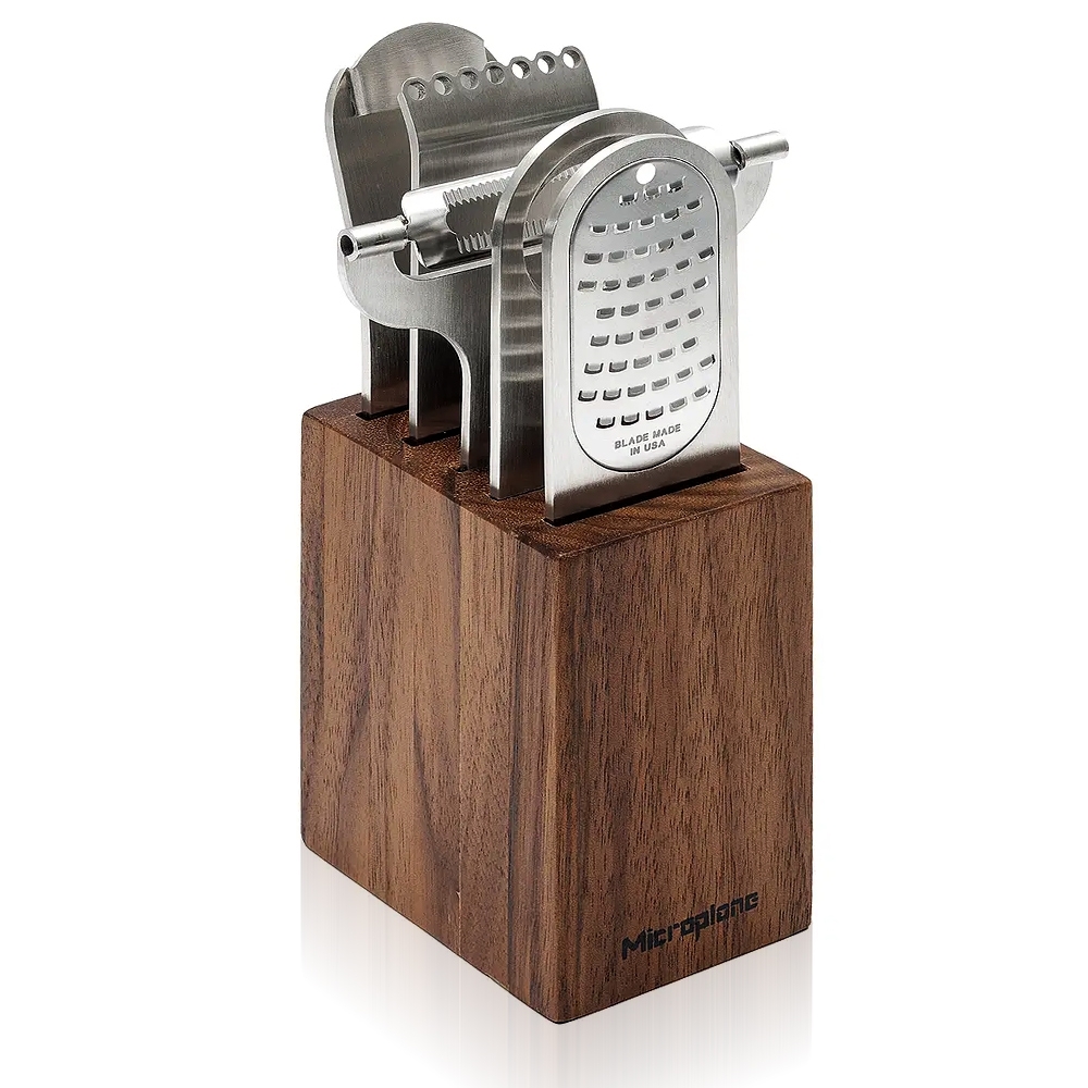 Microplane - Bar Tool Set, 5 teilig | Walnuss