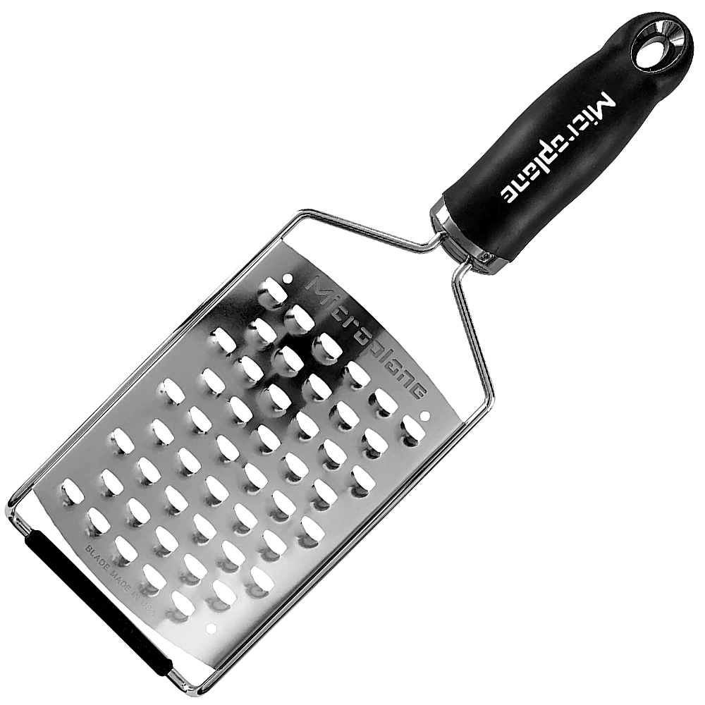 Microplane - Ultra Coarse Grater - Black - Gourmet Series Microplane - Ultra Coarse Grater - Black - Gourmet Series
