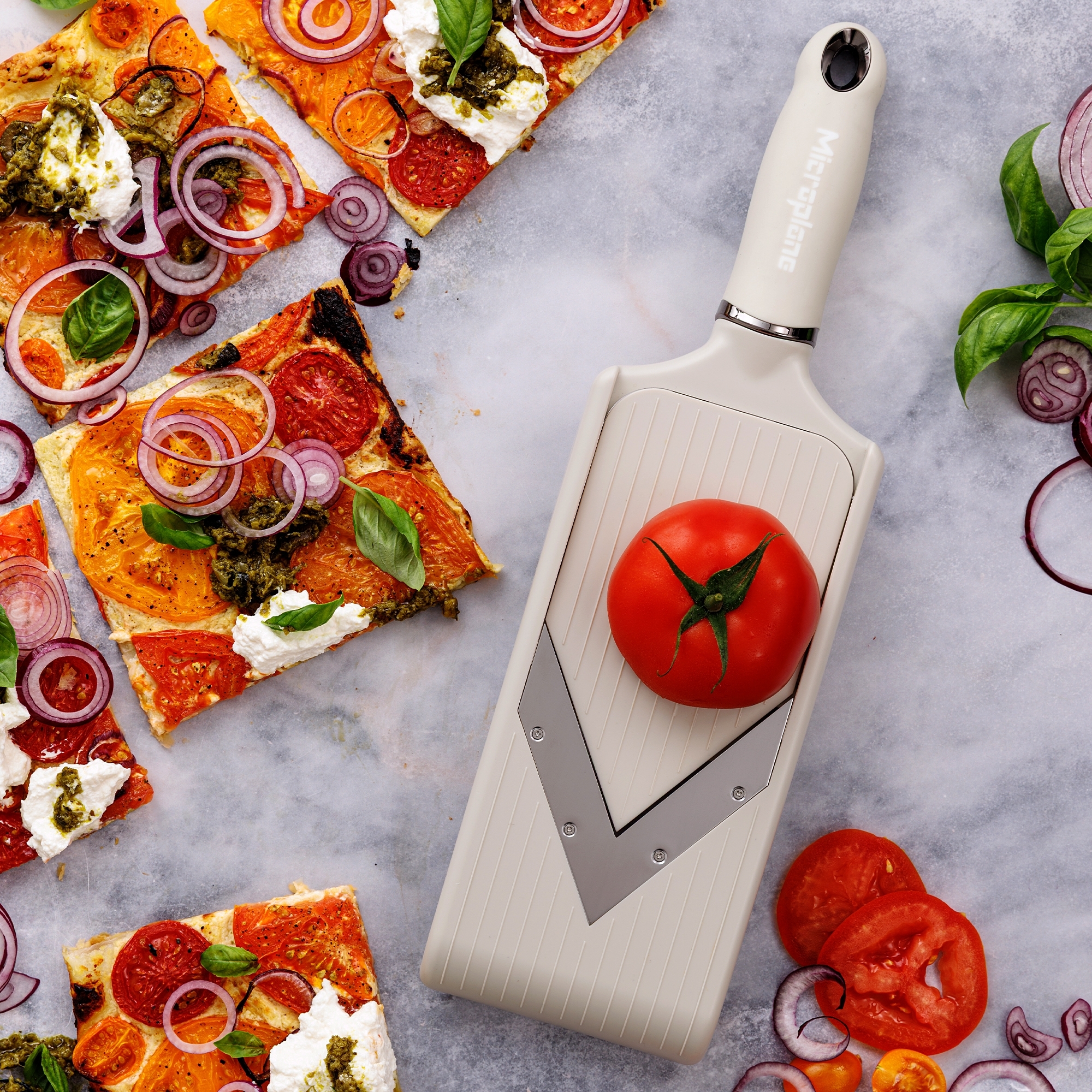 Microplane - Verstellbarer V-Hobel PureCut | Cashmere Beige