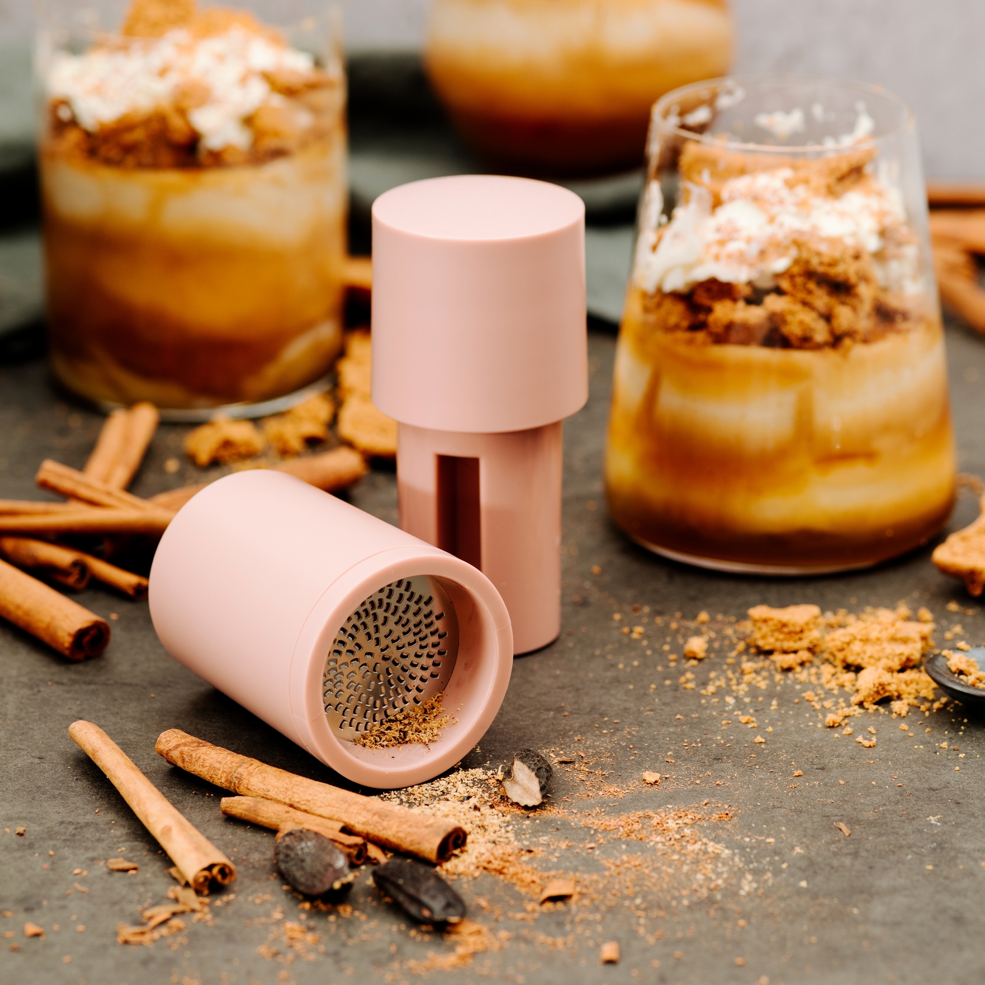 Microplane - Muskatmühle 2in1 - Dusty Rose
