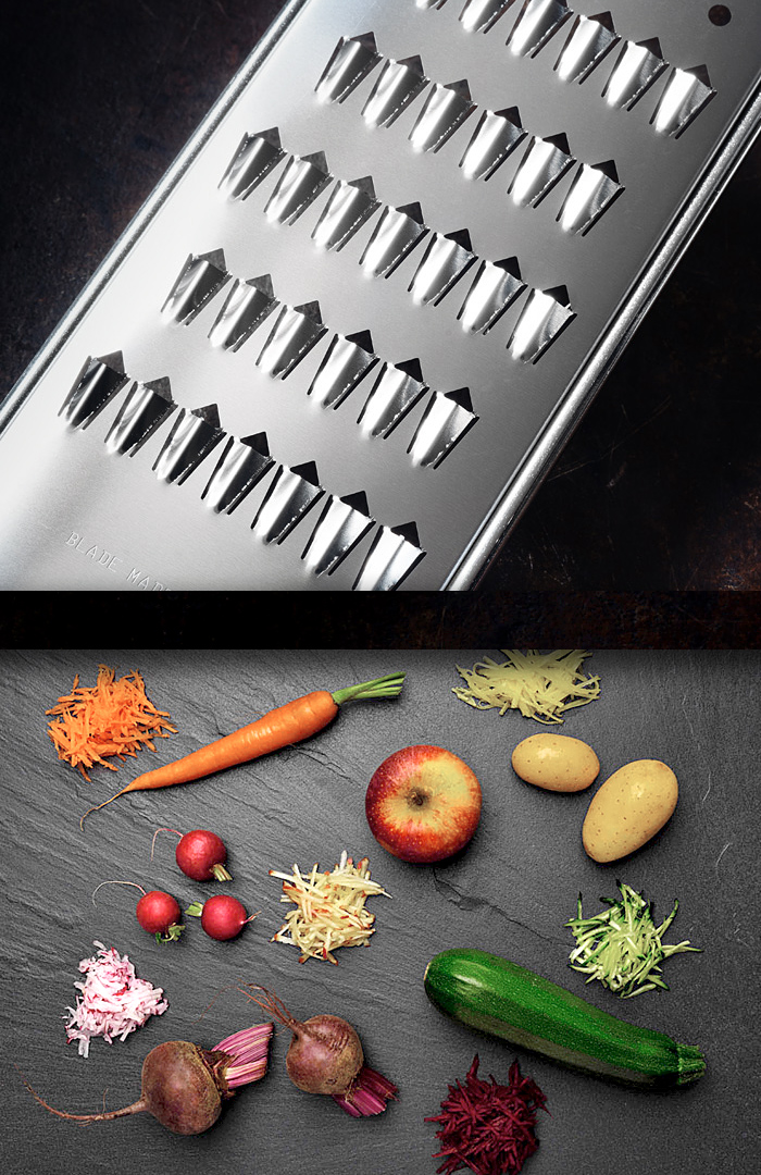 Get Perfectly Uniform Vegetable Strips with Microplane Professional Julienne  Vegetable Peeler