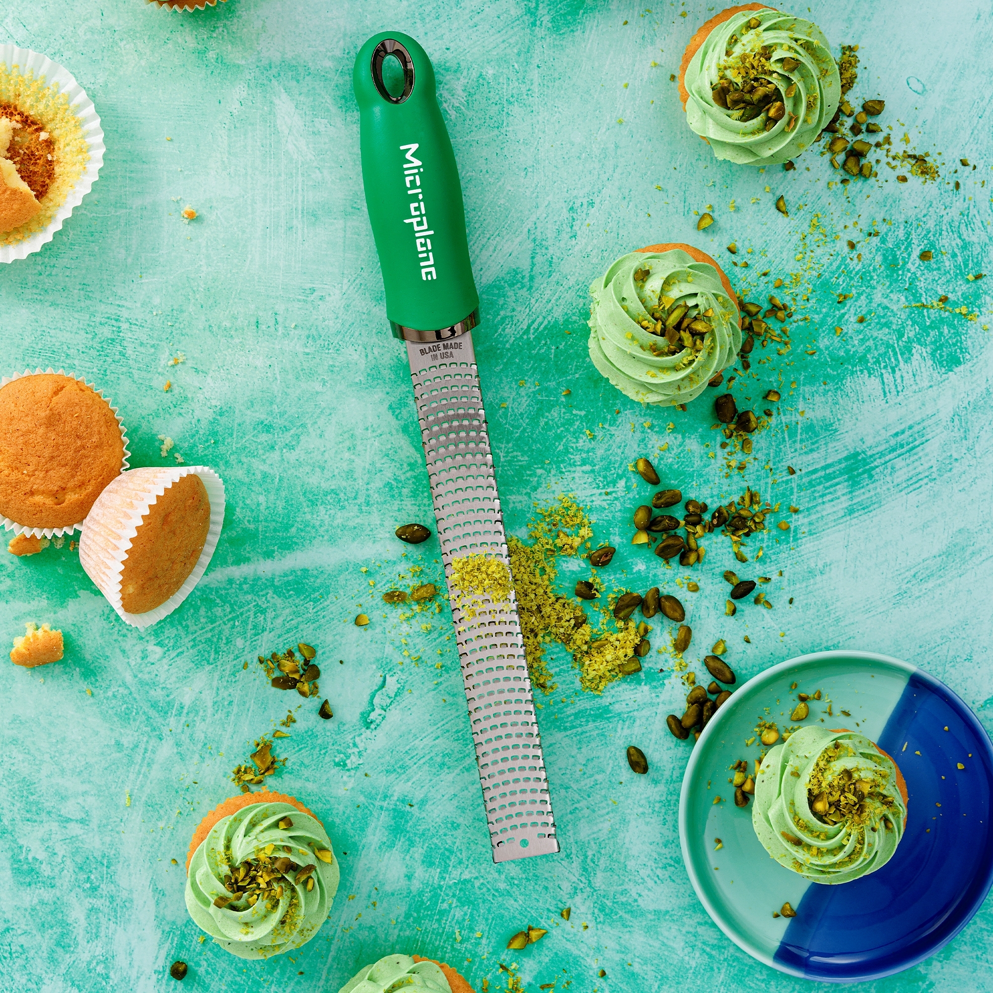 Microplane - Premium Zester-Reibe - Fresh Basil Green