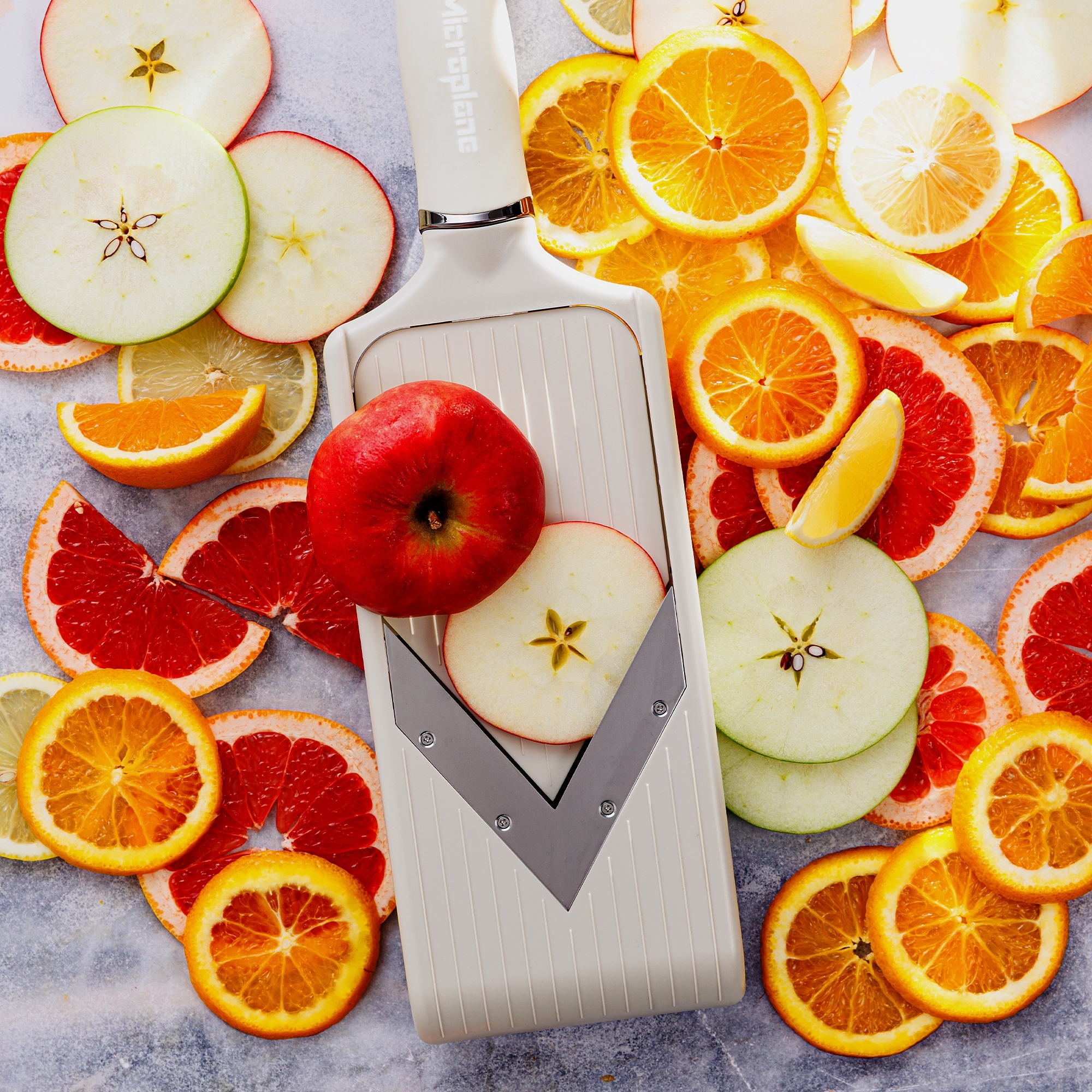 Microplane - Verstellbarer V-Hobel PureCut | Cashmere Beige