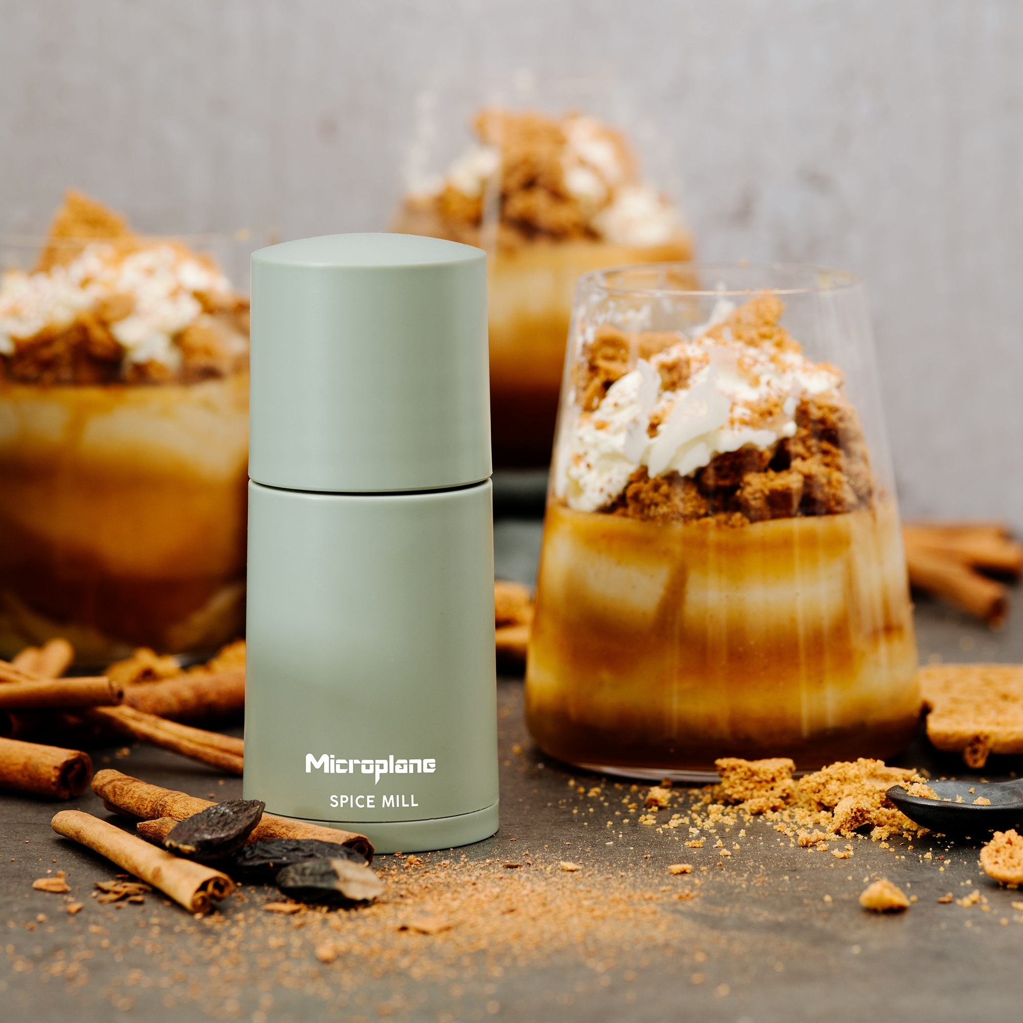 Microplane - Muskatmühle 2in1 - Sage Green