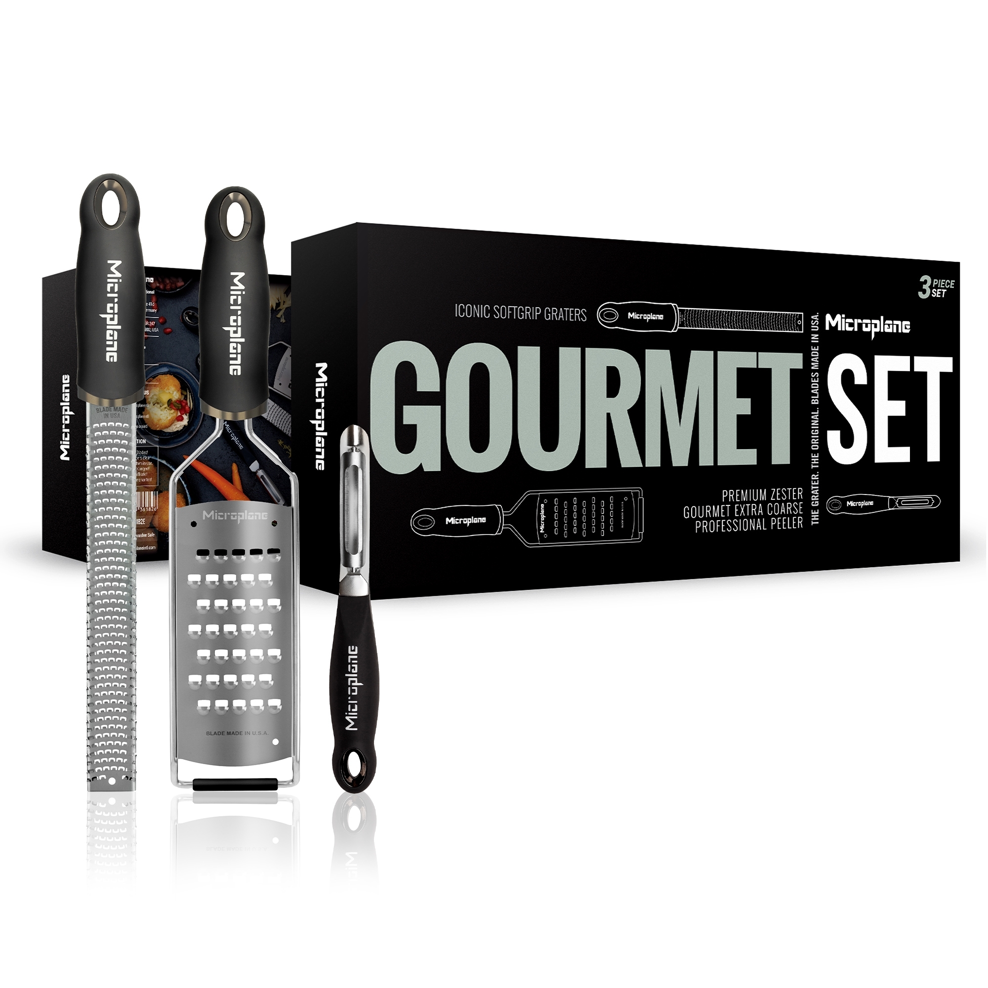 Microplane - Gourmet Set with Peeler Microplane - Gourmet Set with Peeler