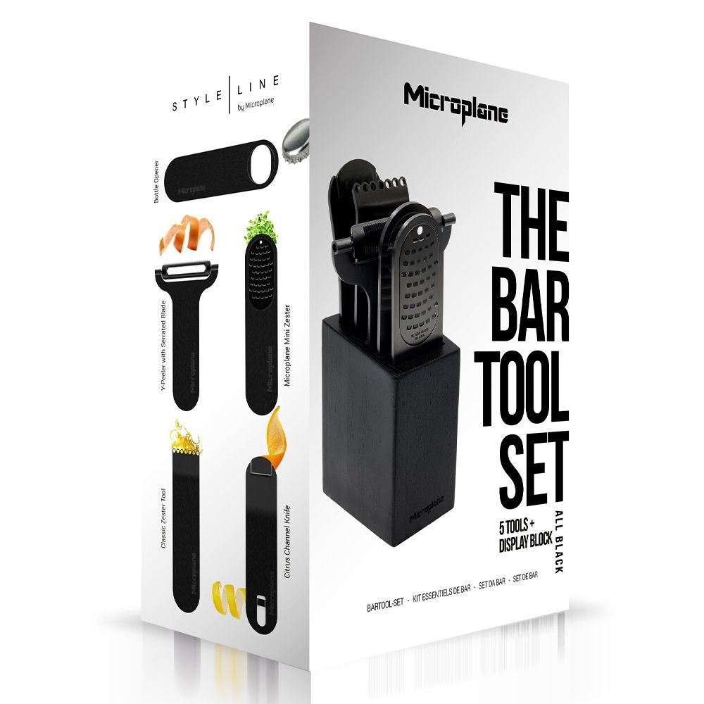 Microplane - Bar Tool Set, 5 teilig | Black