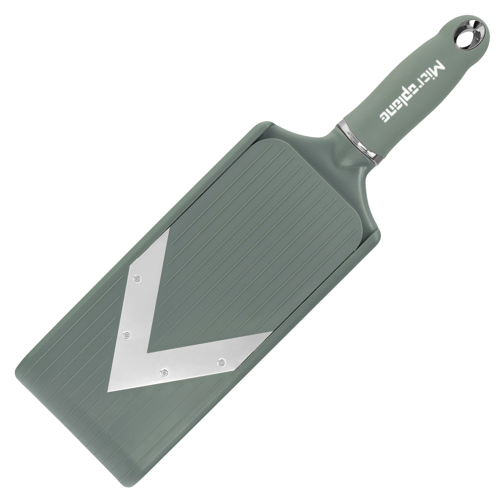 Microplane - Verstellbarer V-Hobel PureCut | Eucalyptus Green