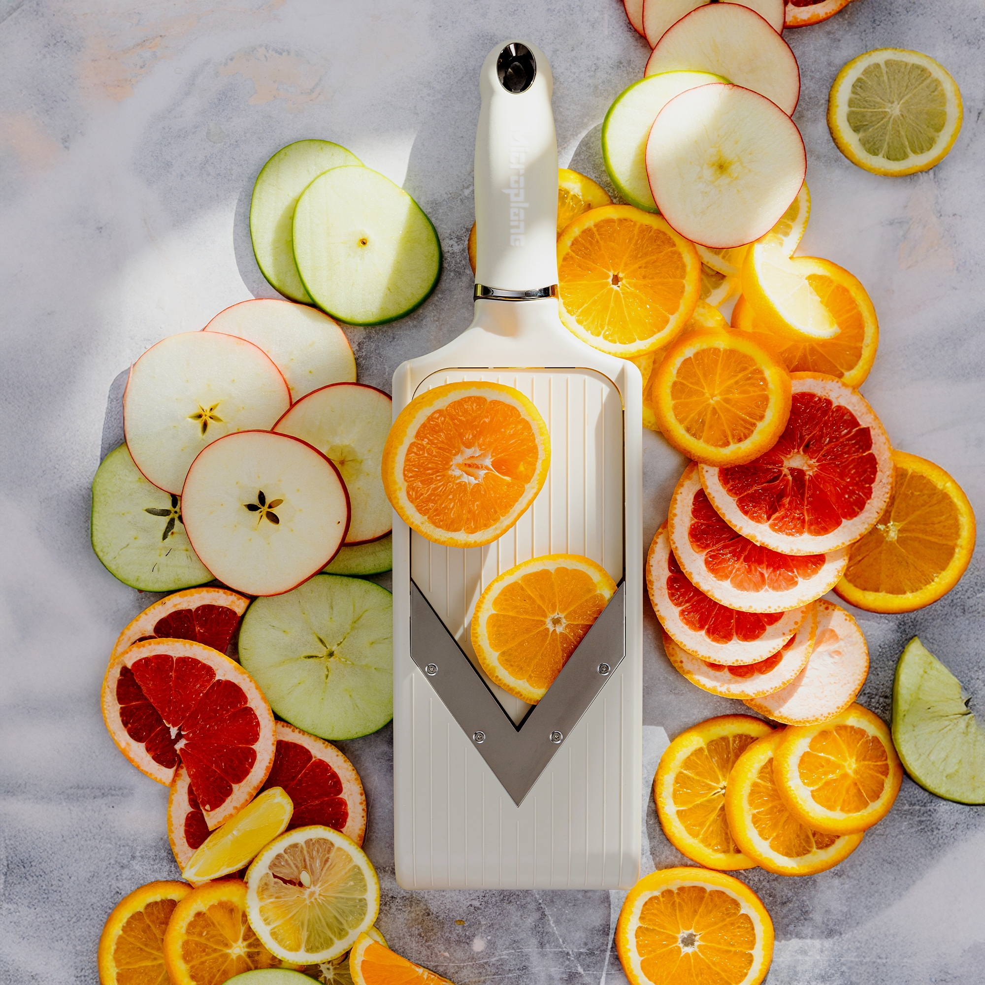 Microplane - Verstellbarer V-Hobel PureCut | Cashmere Beige